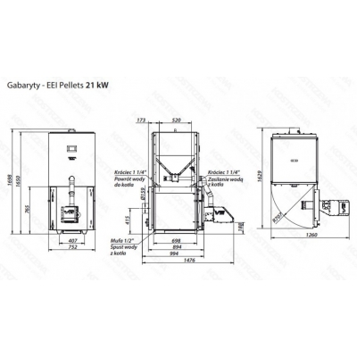 Kostrzewa EEI Pellets ZG 21 kW