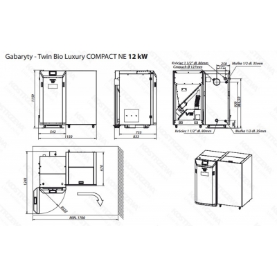 Kostrzewa Twin Bio Luxury Compact NE 10 kW Kostrzewa Twin Bio Luxury Compact NE 10 kW