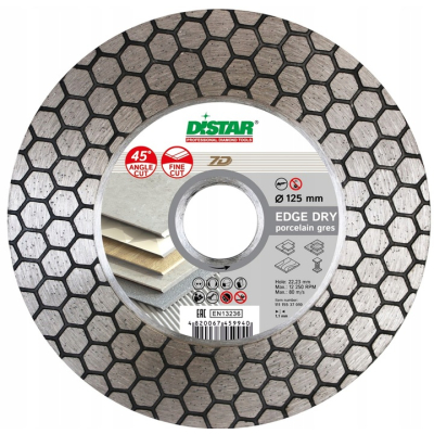 DISTAR TARCZA DIAMENTOWA 125mm EDGE DRY 45 STOPNI