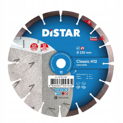 DISTAR TARCZA DIAMENTOWA CLASSIC 1A1RSS H12 230 mm