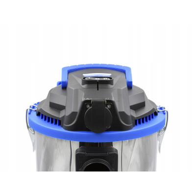 ODKURZACZ PRZEMYSŁOWY SUCHO-MOKRO Z GNIAZDEM 1500W