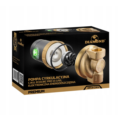 DIAMOND POMPA CYRKULACYJNA CWU ECOCIRC PRO 15-1/65