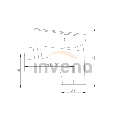 INVENA BATERIA BIDETOWA ESLA CHROM BB-94-001