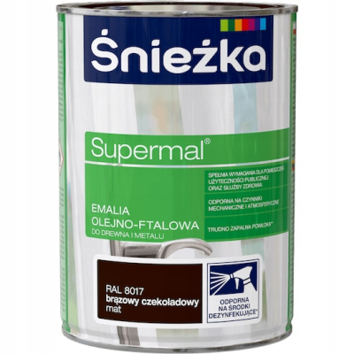 ŚNIEŻKA OLEJNO-FTALOWA CZEKOLADOWY BRĄZ CZEK. 0,8L