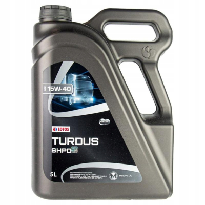 Olej mineralny Lotos Turdus SHPD 5 l 15W-40