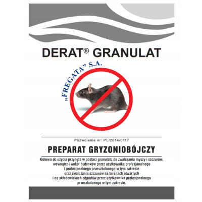 Trucizna, trutka Fregata przeciwko myszom i szczurom GRANULAT 1KG