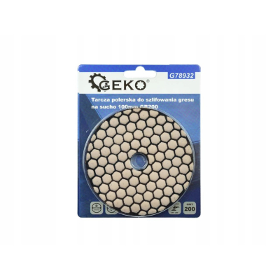 Tarcza polerska do szlifowania gresu Geko G78932 GR200