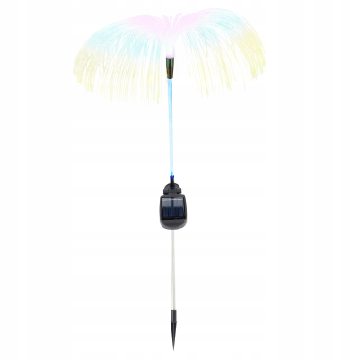 Lampa solarna wbijana MEDUZA Vergionic czarny 80 cm 2 szt.
