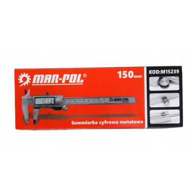 Suwmiarka elektroniczna Mar-Pol 150 mm metalowa