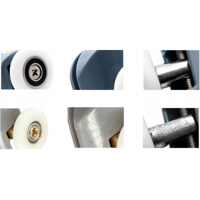 Rolki do kabiny prysznicowej Ruhhy KK9646 23 mm 8 sztuk