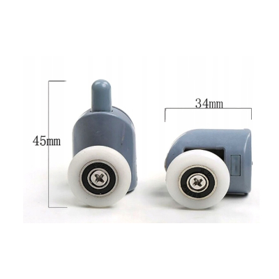 Rolki do kabiny prysznicowej Ruhhy KK9646 23 mm 8 sztuk