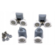 Rolki do kabiny prysznicowej Ruhhy KK9646 23 mm 8 sztuk