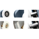 Rolki do kabiny prysznicowej Ruhhy KK9646 23 mm 8 sztuk