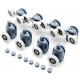 Rolki do kabiny prysznicowej Ruhhy KK9646 23 mm 8 sztuk