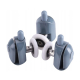 Rolki do kabiny prysznicowej Ruhhy KK9646 23 mm 8 sztuk