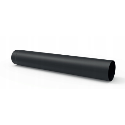 RURA KOMINOWA DO KOZY 100cm KOZA fi 130mm CZARNA 1m