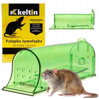 Pułapka przeciwko gryzacy, myszom i szczurom Keltin 0,33 kg