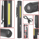 Lampa warsztatowa inspekcyjna z magnesem LED 5W 3W laser 800mAh 400lm IP44