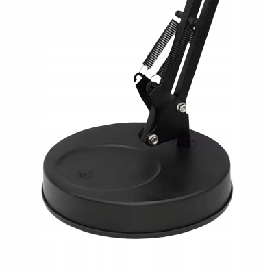 Lampka biurkowa Izoxis Lampka Uchwyt Stojak czarny moc do 24 W