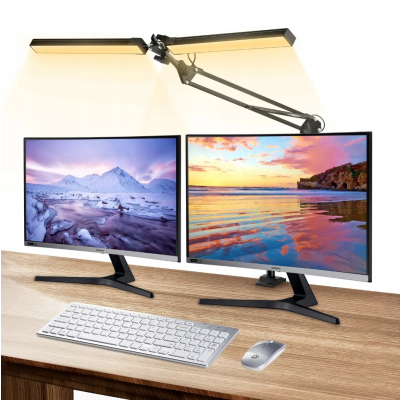 Lampka biurkowa Izoxis Lampka Uchwyt Stojak czarny moc do 24 W