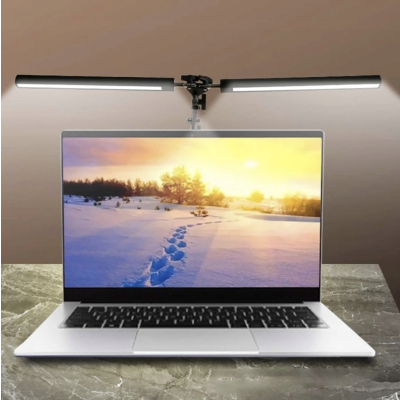 Lampka biurkowa Izoxis Lampka Uchwyt Stojak czarny moc do 24 W