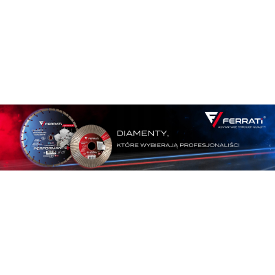 FERRATI TARCZA DIAMENTOWA TNĄCA I SZLIFUJĄCA GRADI Ø 125MM x 22,23 MM 2in1