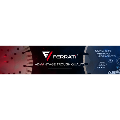 Tarcza diamentowa tnąca 1A1RSS 400mm 25,4-F4mm FORZA FERRATi