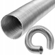 Kanał elastyczny rura spiro aluminiowa 100mm 3mb