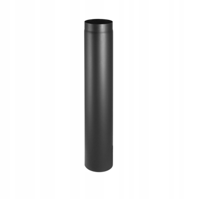 Rura spalinowa kominowa fi180 100cm czarna 180 mm x 1 m PRODMAX