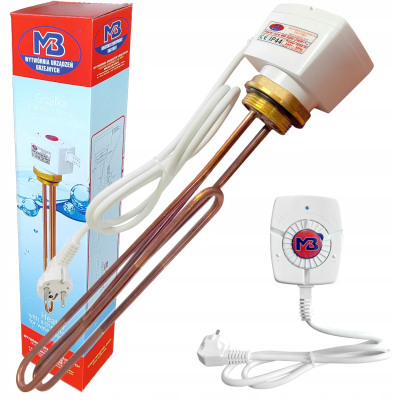 Grzałka do bojlera z termostatem WUG MB 6/4" 3000 W