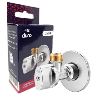 Zawór kątowy DURO 3/8'' D/ZK-SMART-1/2x3/8