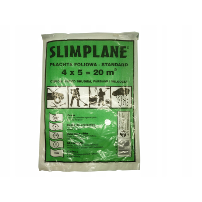 Folia malarska Slimplane 5m x 4m x 7 µm