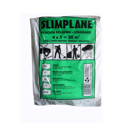 Folia malarska Slimplane 5m x 4m x 7 µm