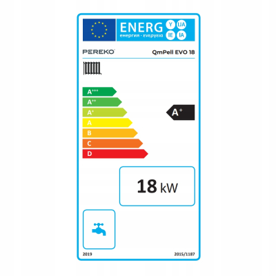 KOCIOŁ PIEC na pelet PEREKO QmPell EVO 18 kW