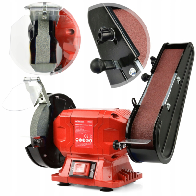 SZLIFIERKA STOŁOWA TAŚMOWA 150mm 250W HEIDMANN