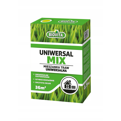 Trawa mieszanka traw uniwersalna Biovita 36 m² 0,9 kg UNIWERSALMIX