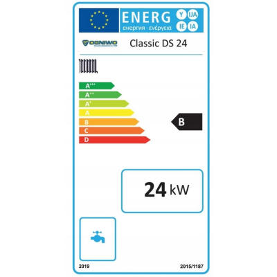 Kocioł piec OGNIWO Classic DS 24 kW na węgiel