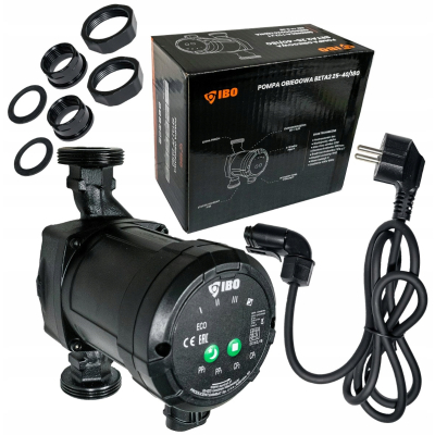 Elektroniczna pompa obiegowa Ibo BETA 2 25-40/180 czarna