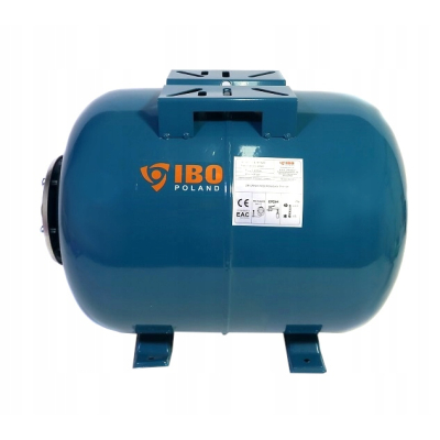 Zbiornik poziomy hydroforowy IBO niebieski 50 l