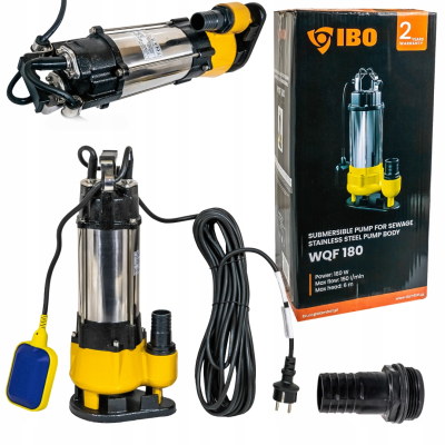 Pompa zatapialna IBO WQF 180 230V 180 W 9000 l/h
