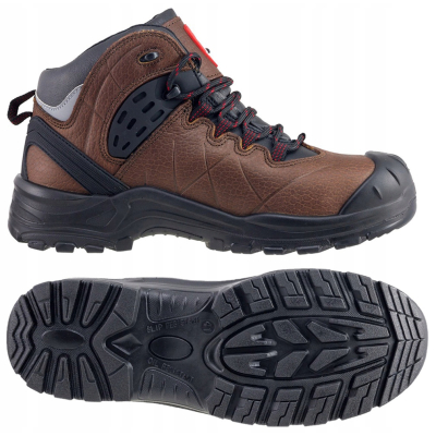 Buty męskie trzewiki URGENT 131 S1 Brązowe 42