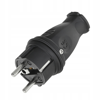 Wtyczka prosta gumowa Geko 16 A 230 V