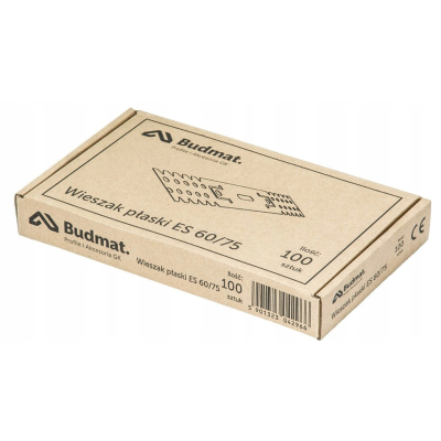 Wieszak płaski Budmat ES60/75profil 100 sztuk grubość 0.8mm
