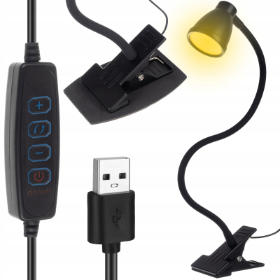 Lampka biurkowa Izoxis Lampki Biurowe czarny moc do 5 W