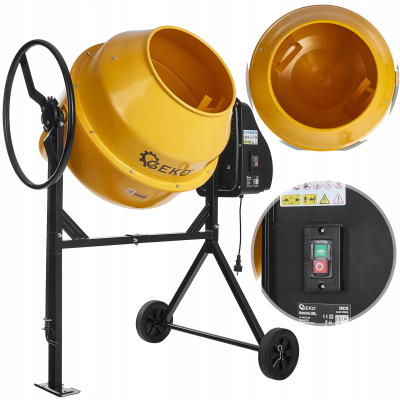 BETONIARKA BUDOWLANA MIESZARKA 160L 230V 800W – ŻELIWNY WIENIEC GEKO