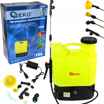 Opryskiwacz akumulatorowy ogrodowy Geko 16L G73215