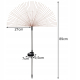 Lampa solarna wbijana dmuchawce Gardlov czarny 89 cm 2 szt.
