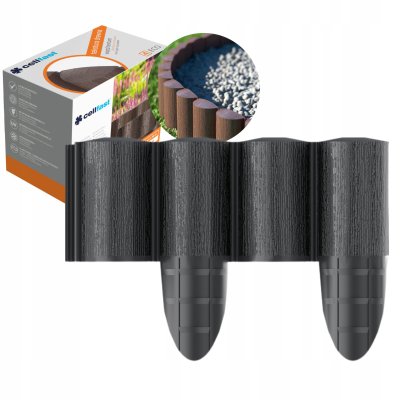 CELLFAST ECO PALISADA OGRODOWA ANTRACYT 8,5cm 2,4m