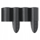 CELLFAST ECO PALISADA OGRODOWA ANTRACYT 8,5cm 2,4m
