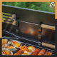 GRILL WĘGLOWY OGRODOWY TURYSTYCZNY SKŁADANY WALIZKA PRZENOŚNY BBQ AKCESORIA